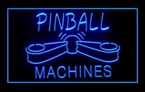 Pinball Machine Gottlieb Bally LED Neon Sign